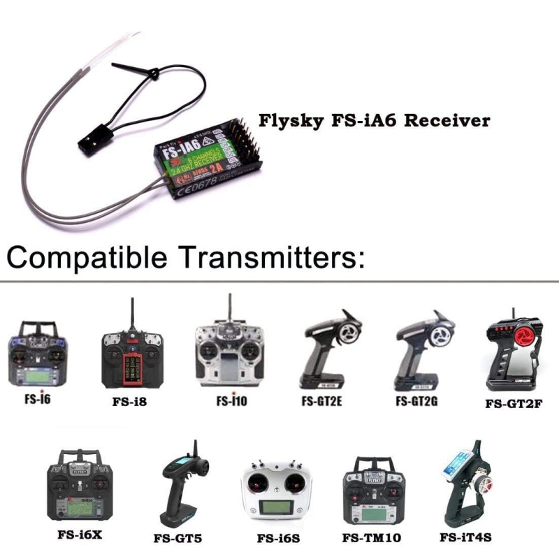 Flysky FS-IA6 Receiver 6CH Dua - đánh giá và giá Drone Racing Battery